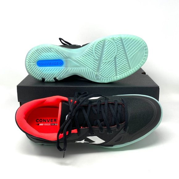 Converse Sneaker Men's Size 13 167938C G4 OX Black Mesh Basketball Shoes - Picture 2 of 11